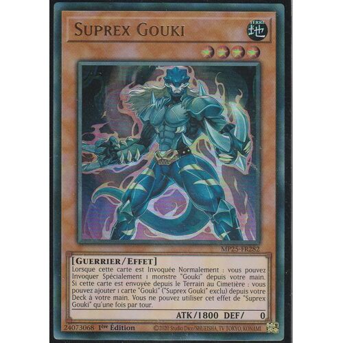 Carte Yu-Gi-Oh - Suprex Gouki - Mp25-Fr282 - Ultra-Rare
