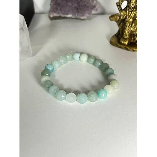 Bracelet Amazonite Facettée
