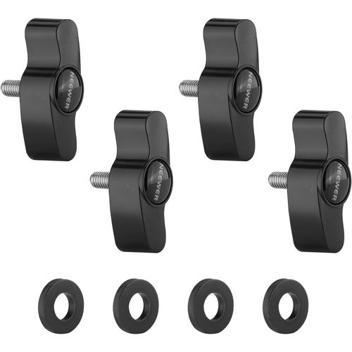 NEEWER 4 Packs Vis Boutons Adaptateur Photographie Vidéo Éclairage Accessoires Remplacement pour NEEWER 480 530 660 P200 LED Bi Couleur et RVB Vidéo Panneau Lumières