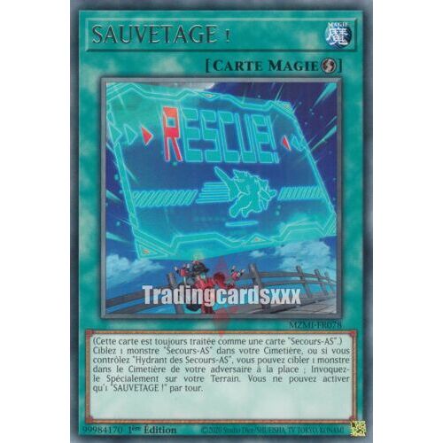 Yu Gi Oh Mzmi Fr078 Sauvetage Rare