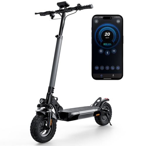 Trottinette Électrique Iscooter W9, Moteur 1000 W, Batterie 48 V 14 Ah, 10 Pouces, Double Absorption Des Chocs