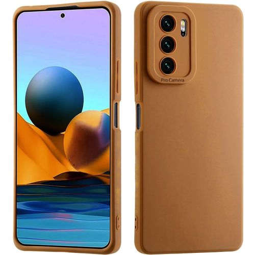 Coque Pour Oppo A16 4g/A16s/A54s Douce Silicone Coque,Étui De Protection Housse Pour Oppo A16 4g/A16s/A54s Soft Anti-Chocs Tpu Cover-Caramel