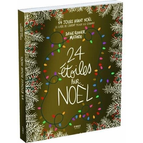 24 Étoiles Pour Noël - En Cadeau : 1 Grand Poster Illustré
