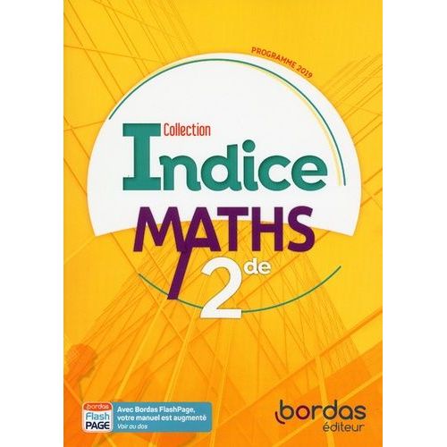 Maths 2de Indice