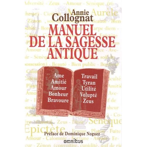 Manuel De La Sagesse Antique