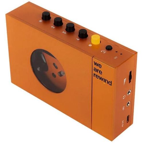 Lecteur cassette WE ARE REWIND Orange