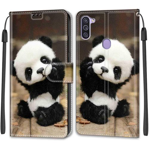 Étui Portefeuille Cuir Antichoc Compatible Samsung Galaxy M11 / A11 - Flip Folio Magnétique Avec 2 Emplacements Cartes Et Support Intégré