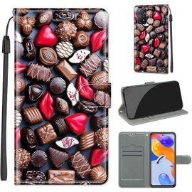 Etui Coque Xiaomi Redmi Note 11 Pro 5g Global, Antichoc Housse Note 11 Pro Global Cuir Pu Portefeuille Etui Avec [Fentes Pour Cartes] Coque Pour Note 11 Pro+ 5g (India) / Note 11e Pro