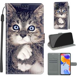 Etui Coque Xiaomi Redmi Note 11 Pro 5g Global, Antichoc Housse Note 11 Pro Global Cuir Pu Portefeuille Etui Avec [Fentes Pour Cartes] Coque Pour Note 11 Pro+ 5g (India) / Note 11e Pro