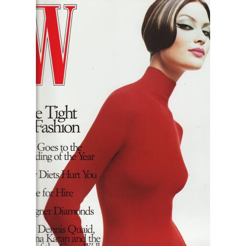 W (Edition Usa) / 08-1995 N°8 : Dennis Quaid (4p) - Helena Christensen (10p)