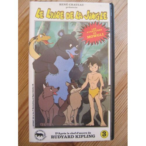 Le Livre De La Jungle - Les Aventures De Mowgli - Cassette Vidéo Vhs