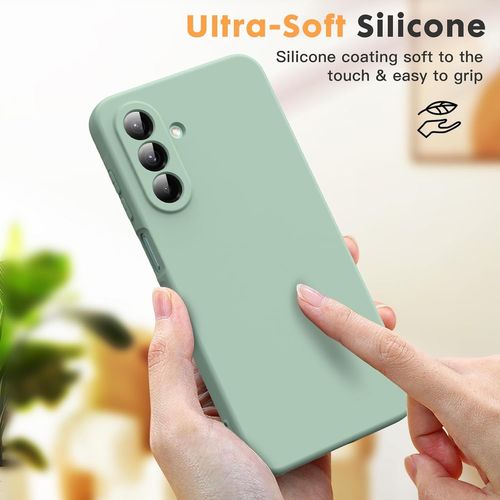 Coque Pour Samsung Galaxy A26 5g, Ultra Mince Premium Housse Souple En Silicone Liquide, Coque De Protection Pour Samsung Galaxy A26 5g - Matcha