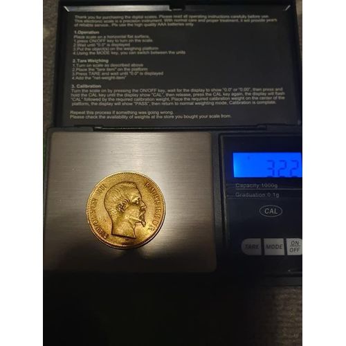 Piece 100 Francs Or Napoléon 3