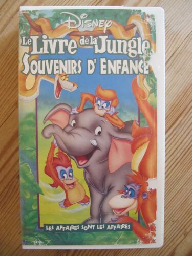 Le Livre De La Jungle - Souvenirs D'Enfance - Walt Disney - Cassette Vidéo Vhs