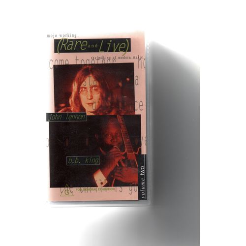 John Lennon - B.B King - Rare And Live Volume Two. Vhs Autralienne 1998 Cel Music ,Durée Totale: 1h00.