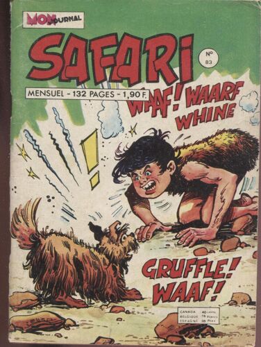 Mon Journal Safari - Mensuel 132 Pages - N° 83 - 1974