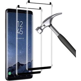 Pack 2 Verres Trempés Pour Samsung Galaxy S9+ ¿ Protection Écran 3d Incurvée, Couverture Totale, Ultra-Transparente, Dureté 9h, Anti-Traces