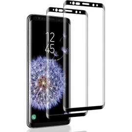 Pack 2 Verres Trempés Pour Samsung Galaxy S9 - Protection Écran 3d Incurvée Full Coverage, Anti-Bulles, Anti-Rayures, Revêtement Oléophobe Hd