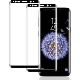 Pack 2 Verres Trempés Pour Samsung Galaxy S9 - Protection Écran Full Coverage 3d (Bords Courbés), 9h Anti-Rayures, Sans Bulles, Ultra Transparent & Oléophobe