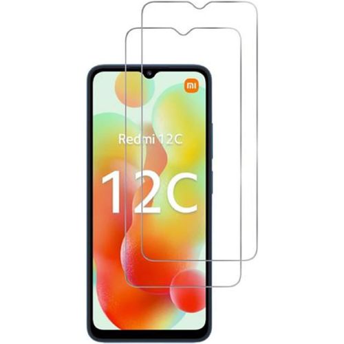 Pack De 2 Verres Trempés 0,3 Mm Pour Xiaomi Redmi 12c/10c - 2.5d Transparent Anti-Rayures Dureté 9h Ultra Résistant