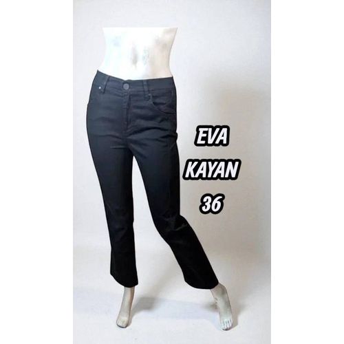 Eva Kayan Taille 36 Superbe Pantalon Jeans Jean Denim Noir Femme