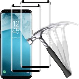 Verre Trempé X2 Pour Samsung Galaxy S9+ - Protection Écran 9h Ultra-Résistante, Anti-Rayures Et Sans Bulles
