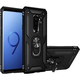 Coque Double Couche Samsung Galaxy S8 Plus ¿ Protection 360° De Niveau Militaire, Bords Surélevés Antichoc Et Support Magnétique Rotatif 360° Compatible Fixation Voiture