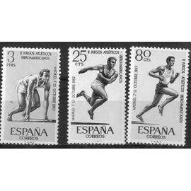 Espagne Timbres Jeux Ibériques 1962