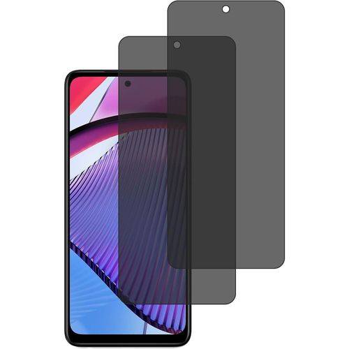 Protection Écran Vie Privée En Verre Trempé 9h Pour Motorola Moto G Power 5g (2023) - Anti-Rayures, Anti-Espion, Oléophobe, Pose Sans Bulles, 2 Pièces + Accessoires