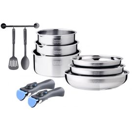 Batteire De Cuisine 10 Pièces Acier Inoxydable Arthur Martin Am9841