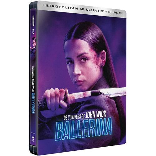Ballerina : De L'univers De John Wick - 4k Ultra Hd + Blu-Ray - Boîtier Steelbook Limité