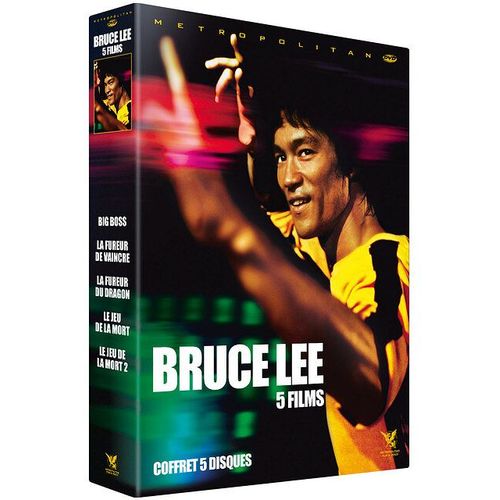 Bruce Lee - 5 Films : Big Boss + La Fureur De Vaincre + La Fureur Du Dragon + Le Jeu De La Mort + Le Jeu De La Mort Ii - Pack