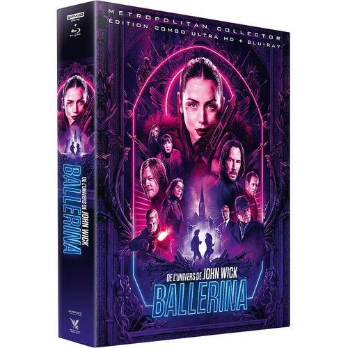 Ballerina : De L'univers De John Wick - Édition Collector Limitée - 4k Ultra Hd + Blu-Ray - Boîtier Steelbook