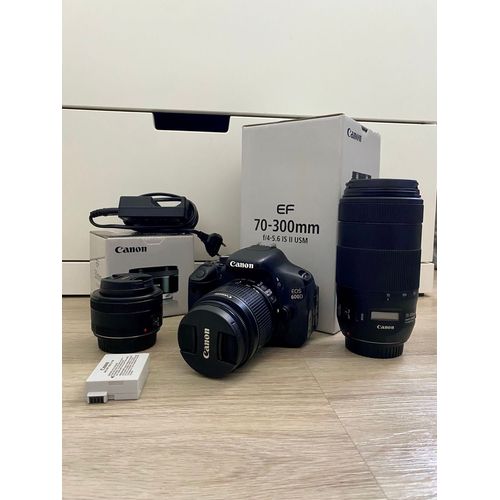 Canon EOS 600D 18 mpix + Objectifs + Accessoires