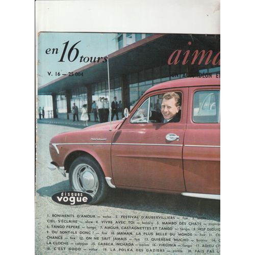 16 Tours 25 Cm - Aimable- Son Accordéon Et Son Orue - Noments D'Amour - Festival D'Aubervilliers - Mon Ciel S'Éclaire - Vivre Avec Toi- Mambo Des Chats- Hop Diguidi Vogue 25 004 Vers 1956