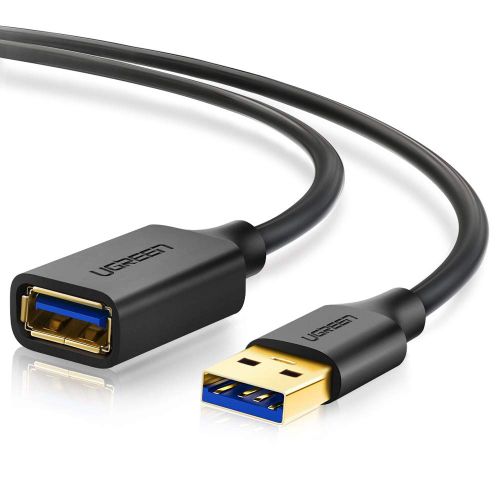 Ugreen - Rallonge de câble USB - USB type A (F) pour USB type A (M) - USB 3.0 - 2 m - noir