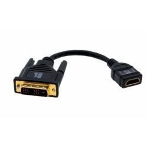 Kramer ADC-MDP/HF - Adaptateur vidéo - Mini DisplayPort mâle pour HDMI mâle - 15 cm