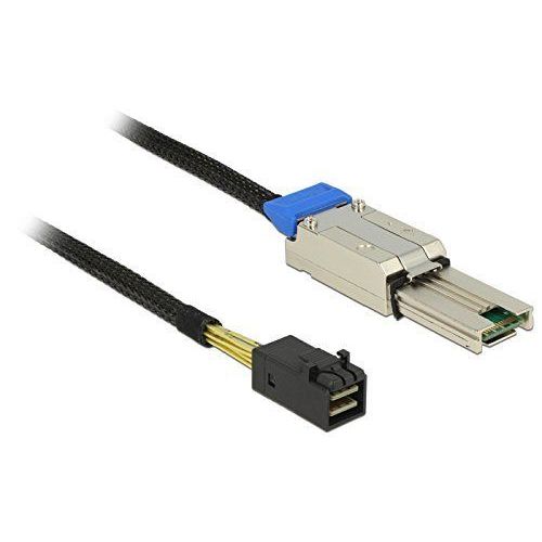 Delock - Câble SAS interne vers externe - SAS 6Gbit/s - 4x Mini SAS 26 broches (M) pour Disque dur SAS Mini 4x (SFF-8643) (M) - 1 m