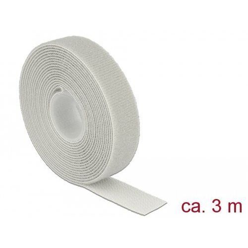 Delock Hook-and-loop fastener - Attache câble - 3 m - gris