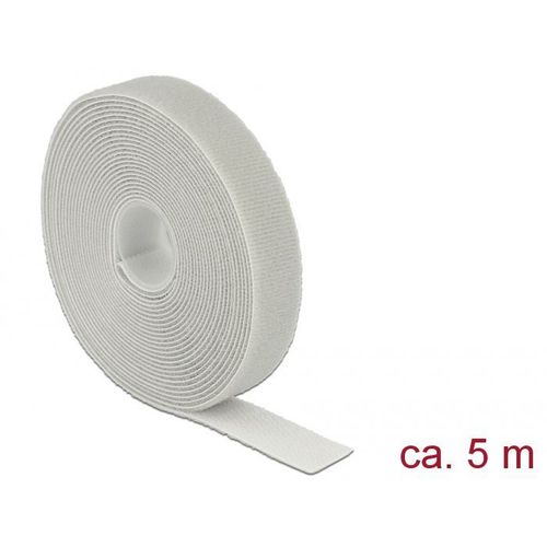 Delock Hook-and-loop fastener - Attache câble - 5 m - gris