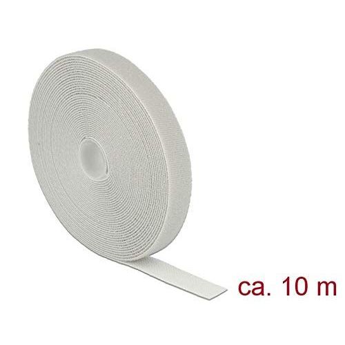 Delock Hook-and-loop fastener - Attache câble - 10 m - gris