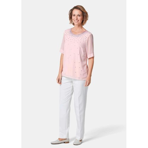 Chemisier Avec Paillettes Scintillantes - Rosé - Gr. 48 De Goldner Fashion