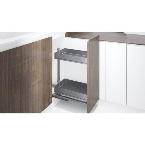 Étagère Pour Colonne De Cuisine Dispensa 90° - Arena Pure Anthracite 300 Mm Kesseböhmer