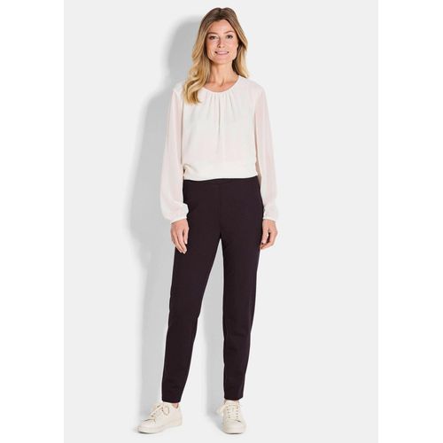 Pantalon Bella Ajusté En Jersey Confortable - Aubergine - Gr. 205 De Goldner Fashion