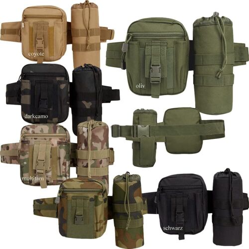 Brandit - Allround Darkcamo - Sac banane - camouflage - Onesize - 100% Polyester,Synthétiques