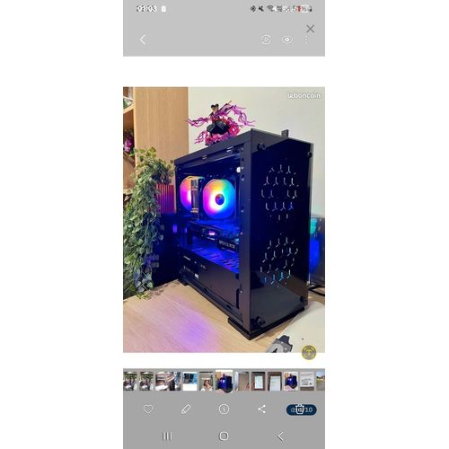 MR06 Solar Gun RGB Intel Core i5-9400F - 2.9 Ghz - Ram 16 Go - SSD 512 Go