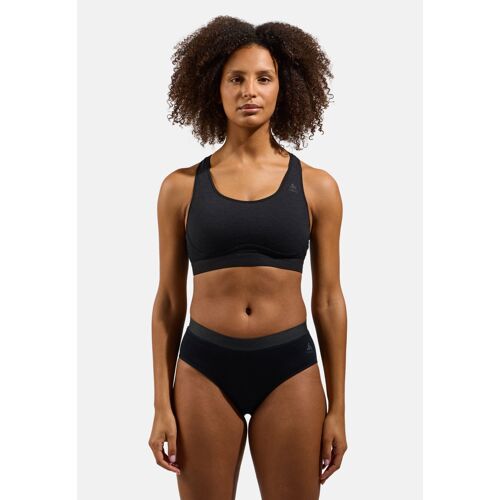 Odlo Brassière De Sport À Maintien Modéré Ascent Performance Wool Pour Femme, Xl, Black