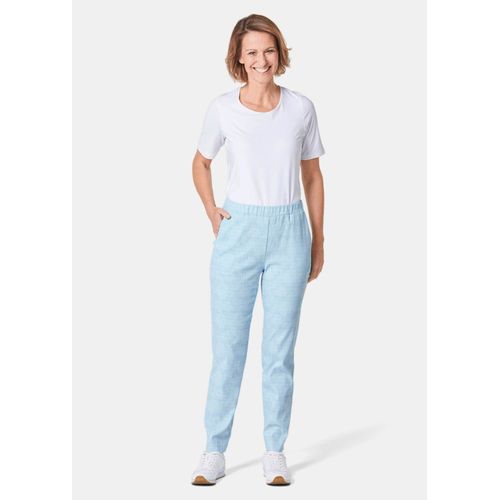 Pantalon Imprimé - Bleu Clair / À Motifs - Gr. 255 De Goldner Fashion