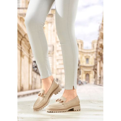Mocassins Avec Ornements Mode - Beige - Gr. 41,5 De Goldner Fashion - 41 1/2