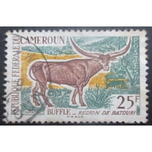 Cameroun N°351 Buffle Oblitéré